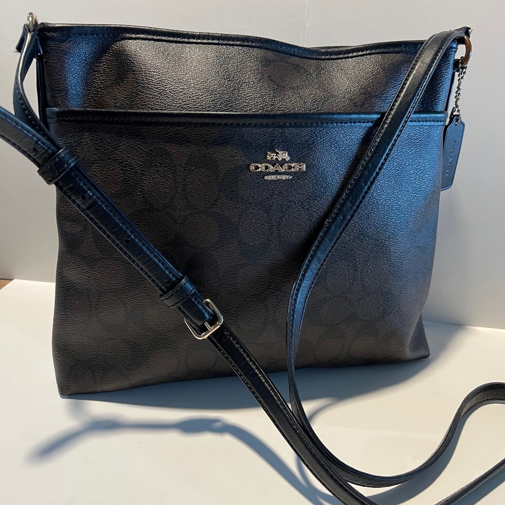 Coach File Crossbody Bag In Signature Print